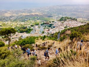 Hiking in Andalucía - group in Mijas