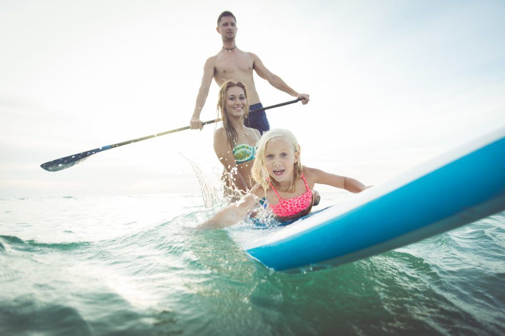 Paddle Surf en Marbella en familia