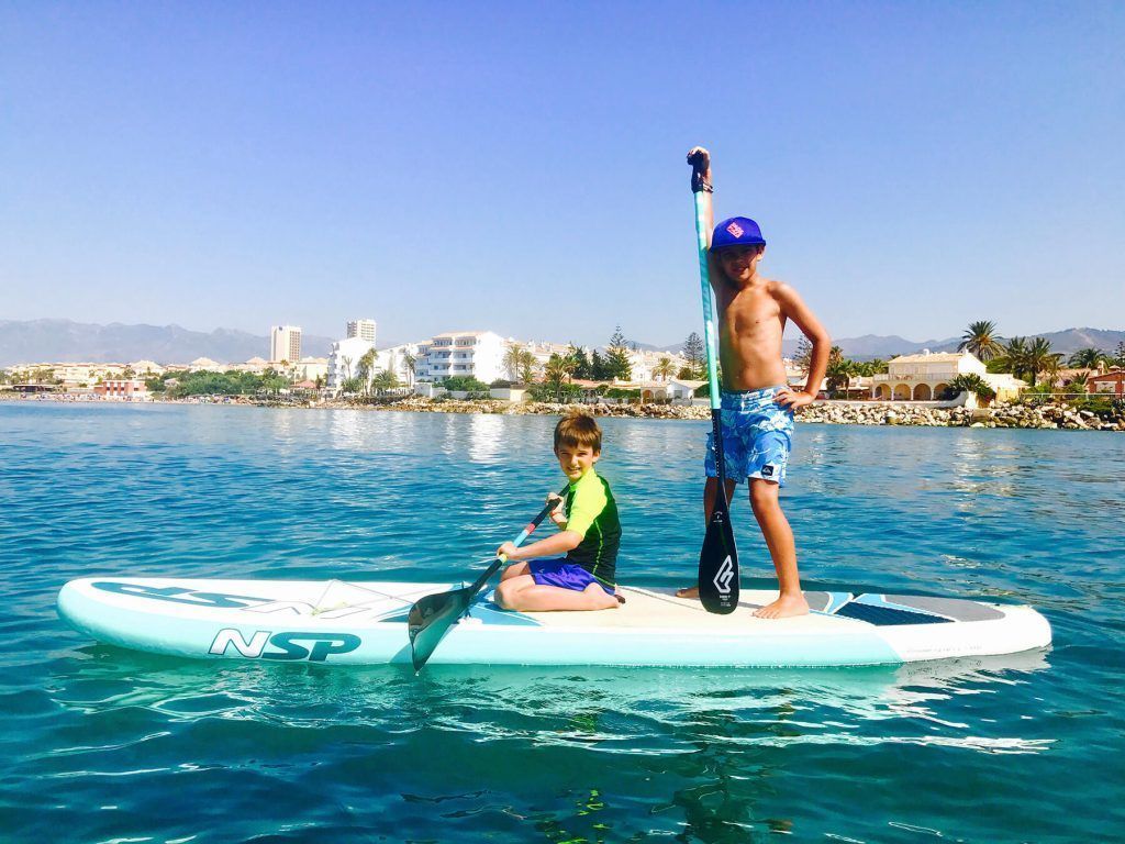 Brothers on board, Paddle Boarding