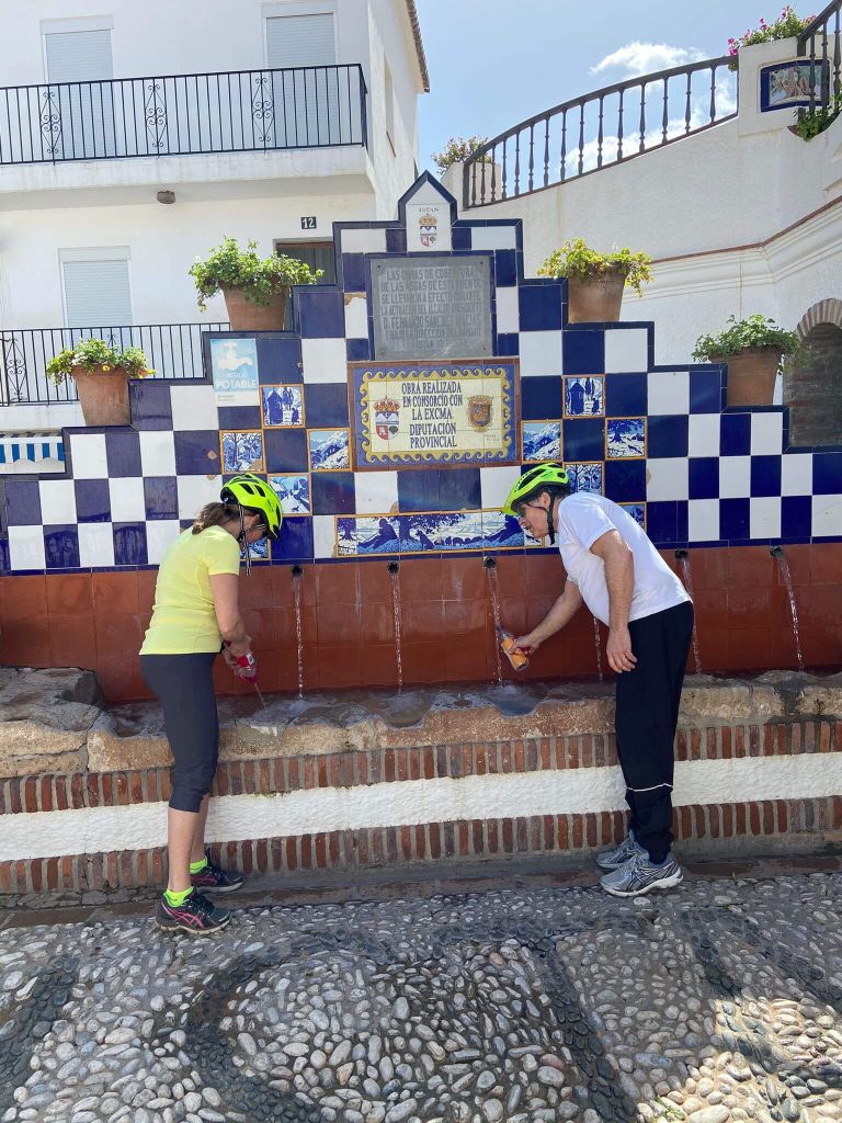 E-bike and Wine Istan village water