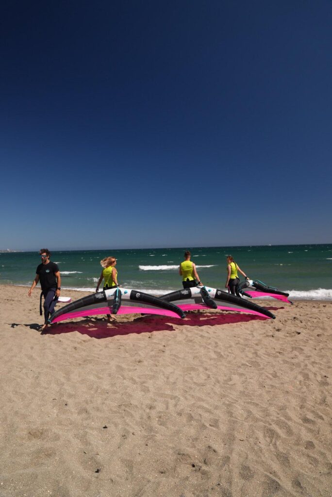 Wing foil classes in Marbella